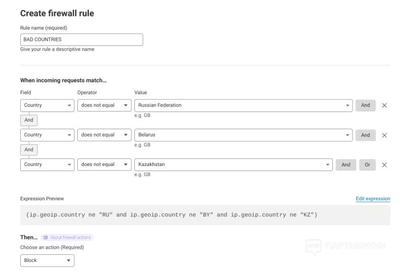 Фильтруем ботов, краулеров и прочий мусор с помощью CloudFlare